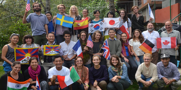 volunteer with staff