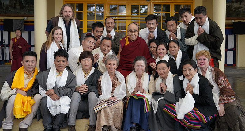 with HHDL for slideshow